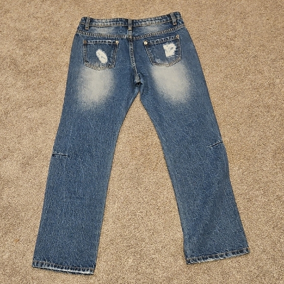 POL Blue Distressed Women Jeans - Picture 4 of 9